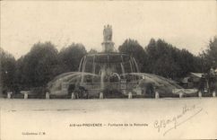 CPA Aix en Provence Fontaine de la Rotonde 