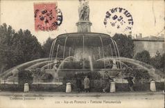 CPA Aix en Provence Fontaine Monumentale 