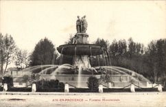 CPA Aix en Provence Fontaine Monumentale 