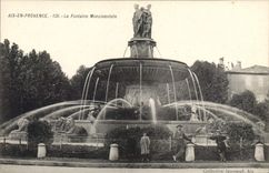 CPA Aix en Provence La Fontaine monumentale 