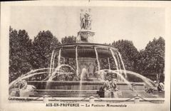 CPA Aix en Provence La Fontaine monumentale 