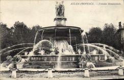 CPA Aix en Provence Fontaine Monumentale 