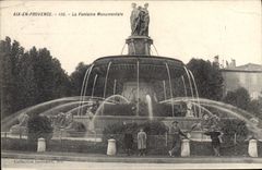 CPA Aix en Provence La Fontaine  Monumentale 