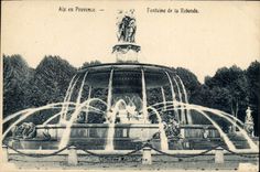 CPA Aix en Provence Fontaine de la Rotonde 