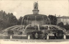 CPA Aix en Provence Fontaine Monumentale 