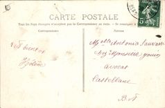 CPA Aix en Provence Fontaine de la Rotonde 