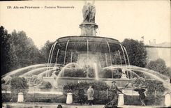 CPA Aix en Provence Fontaine Monumentale 