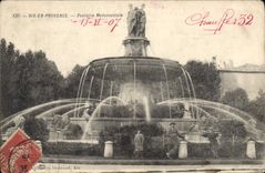 CPA Aix en Provence Fontaine Monumentale 