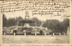 CPA Aix en Provence Fontaine Monumentale Entree du Cours Mirabeau 