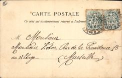 CPA Aix en Provence Fontaine Monumentale Entree du Cours Mirabeau 