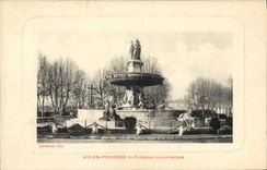 CPA Aix en Provence Fontaine Monumentale 