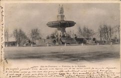 CPA Aix en Provence Fontaine de la Rotonde 