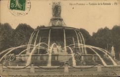 CPA Aix en Provence Fontaine de la Rotonde 