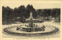 CPA Aix en Provence La Fontaine Monumentale 