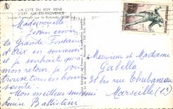 CPA Aix en Provence Grande Fontaine sur la Rotonde 