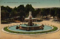 CPA Aix en Provence La Fontaine Monumentale 
