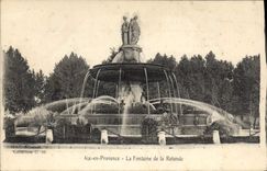 CPA Aix en Provence Fontaine de la Rotonde 
