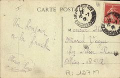 CPA Aix en Provence Fontaine de la Rotonde 