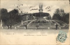 CPA Aix en Provence Grande Fontaine 