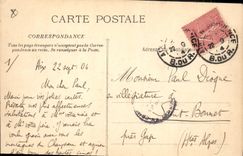 CPA Aix en Provence Place de la Rotonde Entree du Cours Mirabeau 