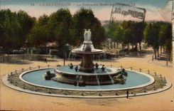 CPA Aix en Provence Fontaine Monumentale 