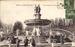 CPA Aix en Provence La Grande Fontaine 
