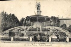 CPA Aix en Provence Fontaine monumentale 