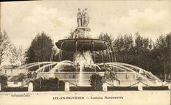 CPA Aix en Provence Fontaine monumentale 