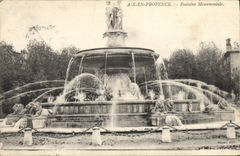 CPA Aix en Provence Fontaine monumentale 
