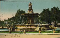 CPA Aix en Provence Fontaine Monumentale 