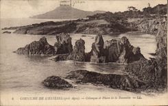 CPA Corniche de L'Esterel pres Agay Calanque et Phare de la Baumette 