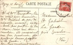 CPA L'Esterel Aiguilles des Rochers du Perthuis 