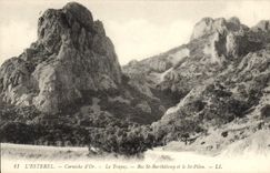 CPA L'Esterel Corniche d'Or Le Trayas Roc St Barthelemy et le St Pilon 