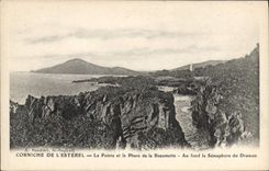 CPA Corniche de L'Esterel La Pointe et le Phare de la Beaumette Au fond le Semaphore du Dramon 
