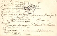 CPA Ecole de L'Esterel Vue prise derriere l'Ecole sur les iles de Lerins 