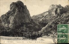 CPA L'Esterel Corniche d'Or Le Trayas Roc St Barthelemy et le St Pilou 