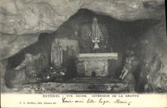 CPA Esterel Ste Baume Interieur de la Grotte 