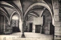 CPA Dijon Hotel de Ville ancien Palais de Ducs de Bourgogne Le porche principal dit Logis du Roy