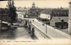 CPA Dijon L'Hopital et le Pont de l'Ouche 