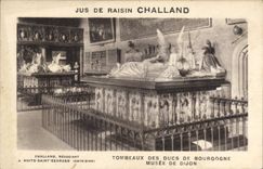 CPA Jus de Raisin Challand Tombeaux des ducs de Bourgogne Musee de Dijon 