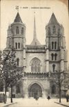 CPA Dijon Cathedrale Saint Benique 