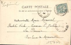 CPA Cote d'Or Le Grand Escalier du Chateau de Brochon Lion