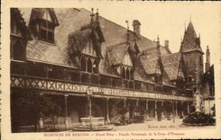CPA Hospices de Beaune Hotel Dieu Facade Principale de la Cour d'Honneur 
