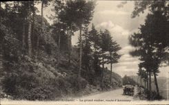 CPA La Louvesc Ardeche Le grand rocher route d'Annonay 