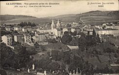 CPA La Louvesc Vue generale prise du Cimetiere Cure d'air tres frequentee 