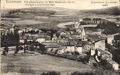 CPA La Louvesc Vue generale prise du Mont Besset Montee de la Fontaine Saint Regis 