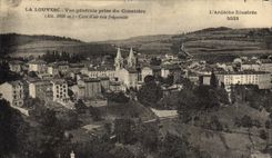 CPA La Louvesc Vue generale prise du Cimetiere Cure d'air tres frequentee 