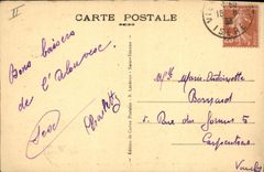 CPA La Louvesc Ardeche Cure d'Air Route d'Annonay