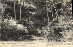 CPA La Louvesc Ardeche La Petite Suisse Le Pont des Soupirs 