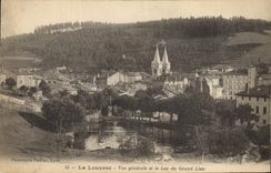CPA La Louvesc Vue generale et le Lac du Grand Lieu 